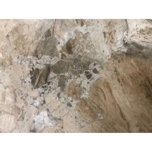 Стол CORNER 120 GLOSS ATHENS BROWN SINTERED STONE / BLACK М-City