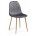 Стул на металлокаркасе Capri dark gray / wood 