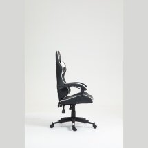 Кресло спортивное TopChairs Shadow черно-белый