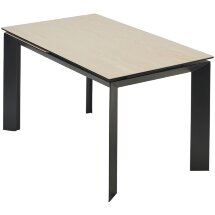 Стол CREMONA 180 TL-142, испанская керамика / черный каркас, ®DISAUR