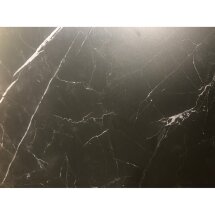 Стол CORNER 120 MATT BLACK MARBLE SOLID CERAMIC / BLACK, ®DISAUR