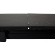 Стол CORNER 120 MATT BLACK MARBLE SOLID CERAMIC / BLACK, ®DISAUR