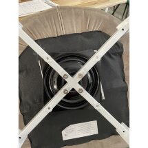 Стул MAVERICK 360 град. поворот. BLUVEL-40 BEIGE/ белый каркас, М-City