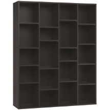4015462 Шкаф библиотечный широкий Simple By Vox черный