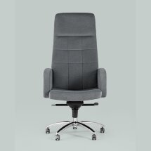 Компьютерное кресло Stool Group Лестер темно-серый обивка микровелюр крестовина металл