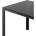 Стол Stool Group обеденный Дерби 140*80 столешница закаленное стекло ножки металл черные 