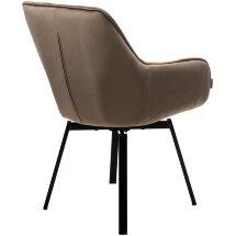 Стул MAVERICK 360 град. поворот. BLUVEL-40 BEIGE/ черный каркас, М-City