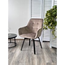 Стул MAVERICK 360 град. поворот. BLUVEL-40 BEIGE/ черный каркас, М-City