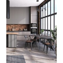 Стул TOLIX ARM WOOD с подлокотниками черный