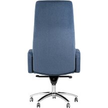 Компьютерное кресло Stool Group Лестер темно-синий обивка микровелюр крестовина металл