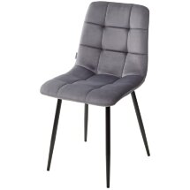 Стул CHILLI BLUVEL-14 GREY, велюр М-City