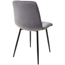 Стул CHILLI BLUVEL-14 GREY, велюр М-City
