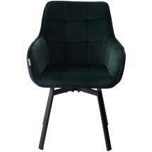 Стул MAVERICK 360 град. поворот. BLUVEL-78 GREEN/ черный каркас, М-City