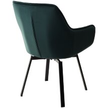 Стул MAVERICK 360 град. поворот. BLUVEL-78 GREEN/ черный каркас, М-City