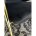 Стул DILL BLUVEL-19 BLACK, велюр/ золотой каркас, М-City 