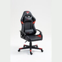Кресло спортивное TopChairs Warden черно-красный