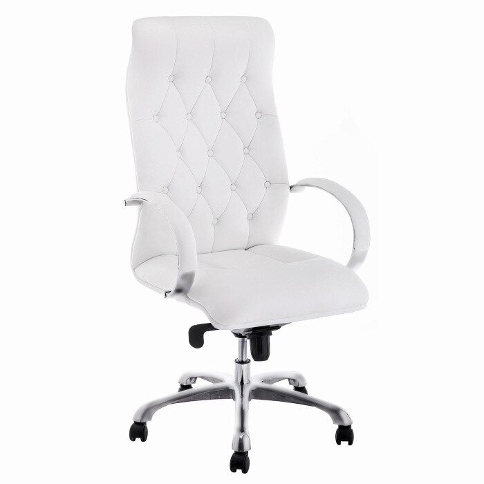 Компьютерное кресло Osiris white / satin chrome Компьютерное кресло Osiris white / satin chrome