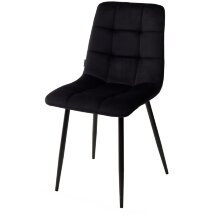 Стул CHILLI BLUVEL-19 BLACK, велюр М-City
