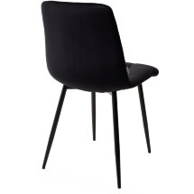 Стул CHILLI BLUVEL-19 BLACK, велюр М-City