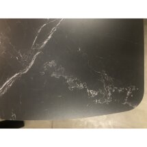 Стол ELIOT 120 MATT BLACK MARBLE SINTERED STONE/ BLACK М-City