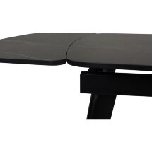 Стол ELIOT 120 MATT BLACK MARBLE SINTERED STONE/ BLACK М-City