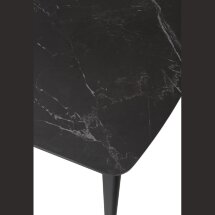 Стол ELIOT 120 MATT BLACK MARBLE SINTERED STONE/ BLACK М-City