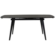 Стол ELIOT 120 MATT BLACK MARBLE SINTERED STONE/ BLACK М-City