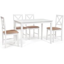 Обеденный комплект Хадсон (стол + 4 стула)/ Hudson Dining Set