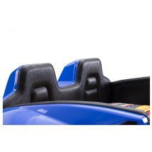 Кровать машина GTR 9 LUX синяя (кожа)