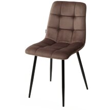 Стул CHILLI BLUVEL-38 LATTE, велюр М-City