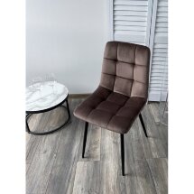 Стул CHILLI BLUVEL-38 LATTE, велюр М-City