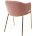 Стул DILL BLUVEL-52 PINK, велюр/ золотой каркас, М-City 