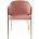 Стул DILL BLUVEL-52 PINK, велюр/ золотой каркас, М-City 