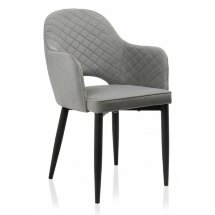 Стул на металлокаркасе Vener gray new