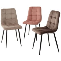 Стул CHILLI BLUVEL-40 BEIGE, велюр М-City