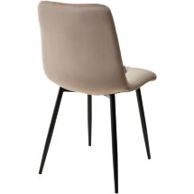 Стул CHILLI BLUVEL-40 BEIGE, велюр М-City