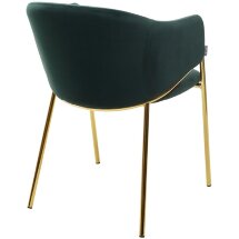 Стул DILL BLUVEL-78 GREEN, велюр/ золотой каркас, М-City