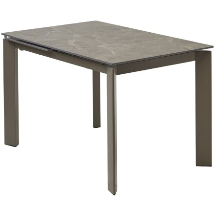 Стол CORNER 120 MATT LATTE STONE SOLID CERAMIC / TAUPE, ®DISAUR 