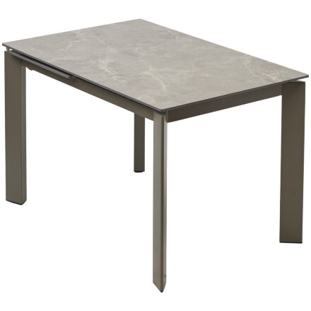Стол CORNER 120 MATT LATTE STONE SOLID CERAMIC / TAUPE, ®DISAUR 