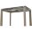 Стол CORNER 120 MATT LATTE STONE SOLID CERAMIC / TAUPE, ®DISAUR 