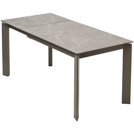 Стол CORNER 120 MATT LATTE STONE SOLID CERAMIC / TAUPE, ®DISAUR 