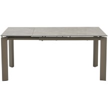 Стол CORNER 120 MATT LATTE STONE SOLID CERAMIC / TAUPE, ®DISAUR