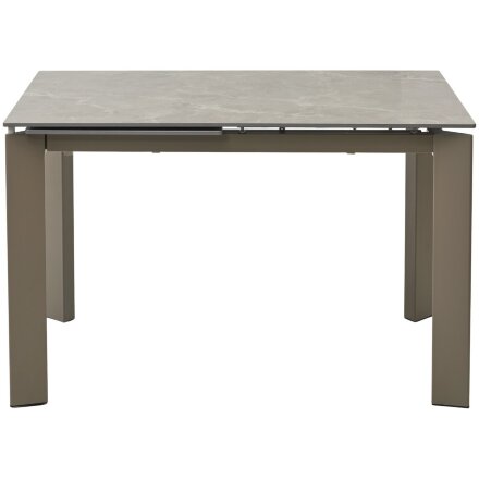 Стол CORNER 120 MATT LATTE STONE SOLID CERAMIC / TAUPE, ®DISAUR 