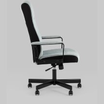 Кресло руководителя TopChairs ST-DOMINGO серо-голубой