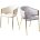 Стул DILL PK6015-03 (VBP203) античный серебристо-серый/ золотой каркас, М-City 