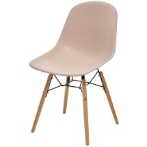 Стул BONNIE 292-DPP розовый с деревянными ножками М-City
