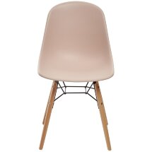 Стул BONNIE 292-DPP розовый с деревянными ножками М-City
