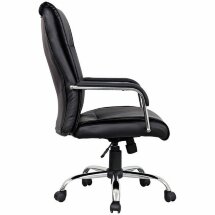 Кресло офисное BRABIX &quot;Space EX-508&quot;, экокожа, хром, черное, 530860