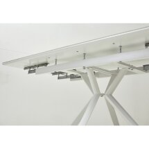 Стол МОНАКО 140 Белый мрамор, матовый К-3, керамика / Белый БЕЗ НДС