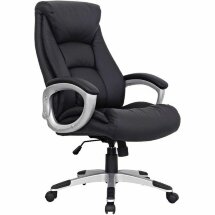 Кресло офисное BRABIX &quot;Grand EX-500&quot;, натуральная кожа, черное, 530861